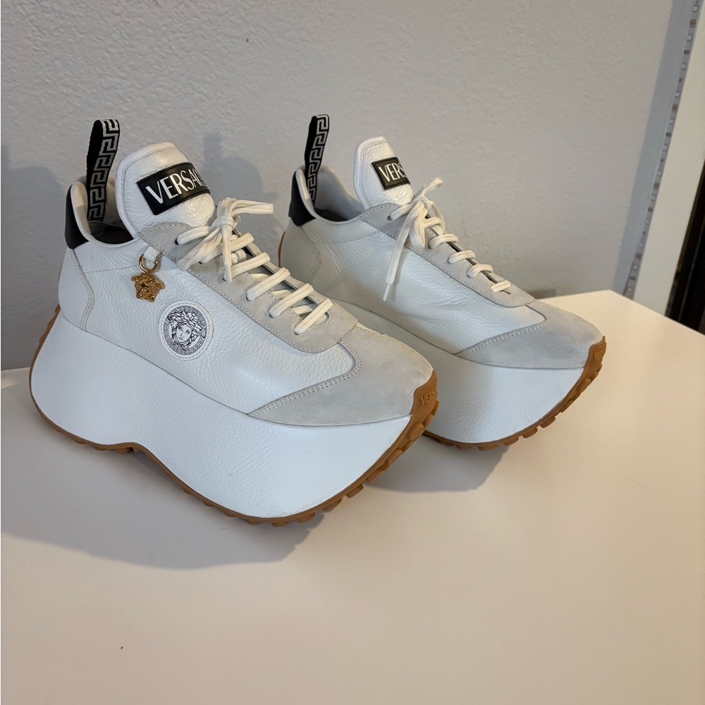Versace Triplaform Women's White Sneakers